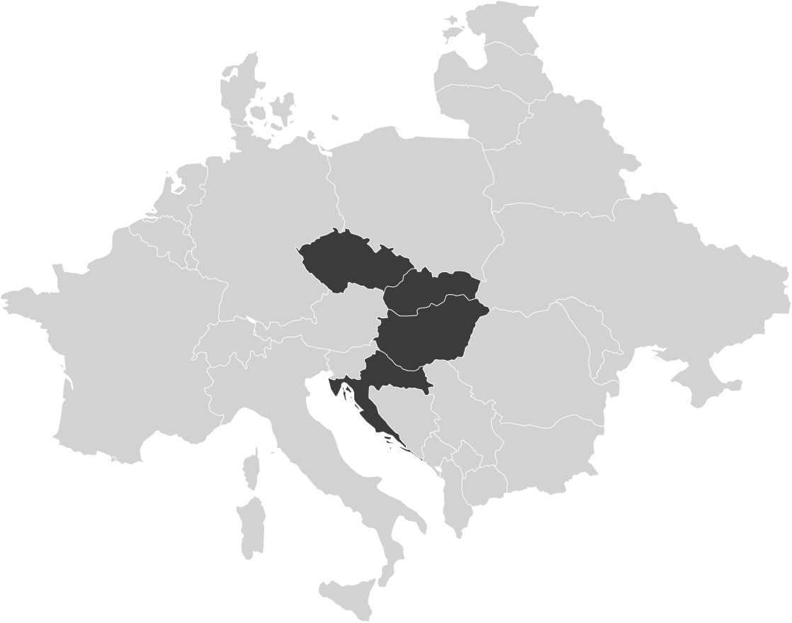 Mapa s pobočkami CYRRUS