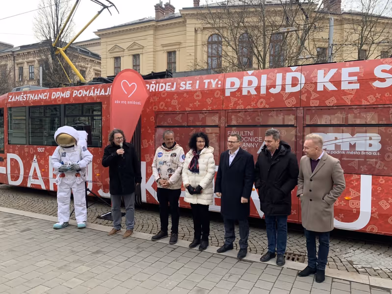 Pomoc pro transfuzní oddělení v Brně